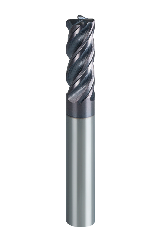 4 ขลุ่ยไม่เท่ากันฟัน Pitch Circular End Mill เครื่องตัดเหล็กสแตนเลส